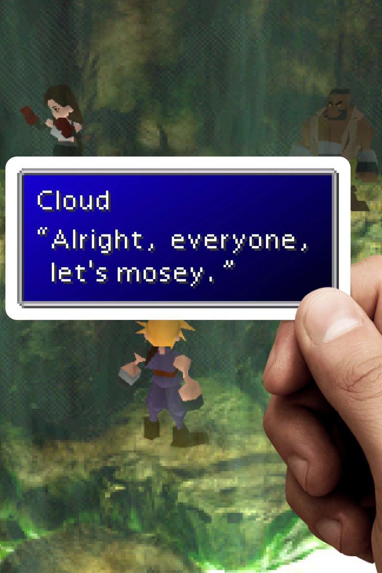 Let's Mosey: A Slow Translation Of Final Fantasy VII poster background