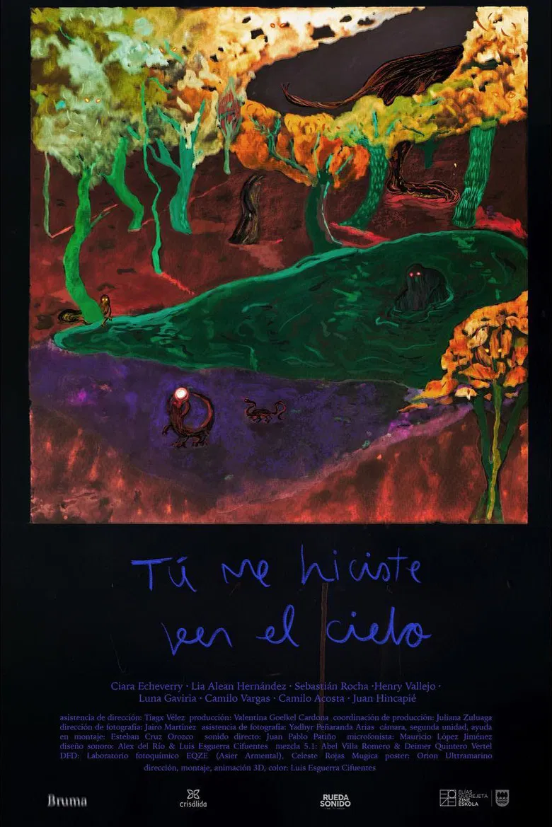 You Made Me See the Sky poster background