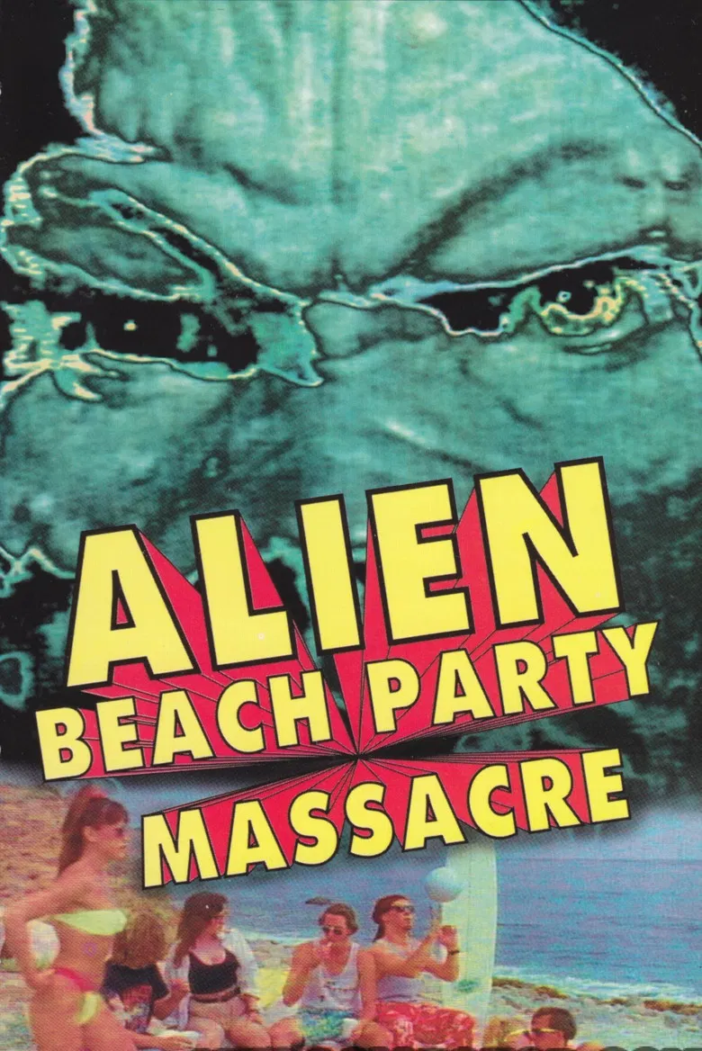Alien Beach Party Massacre poster background
