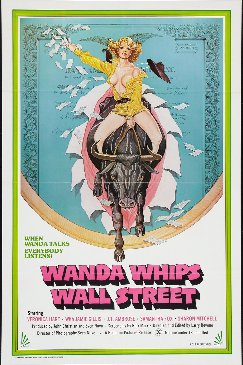 Wanda Whips Wall Street poster background