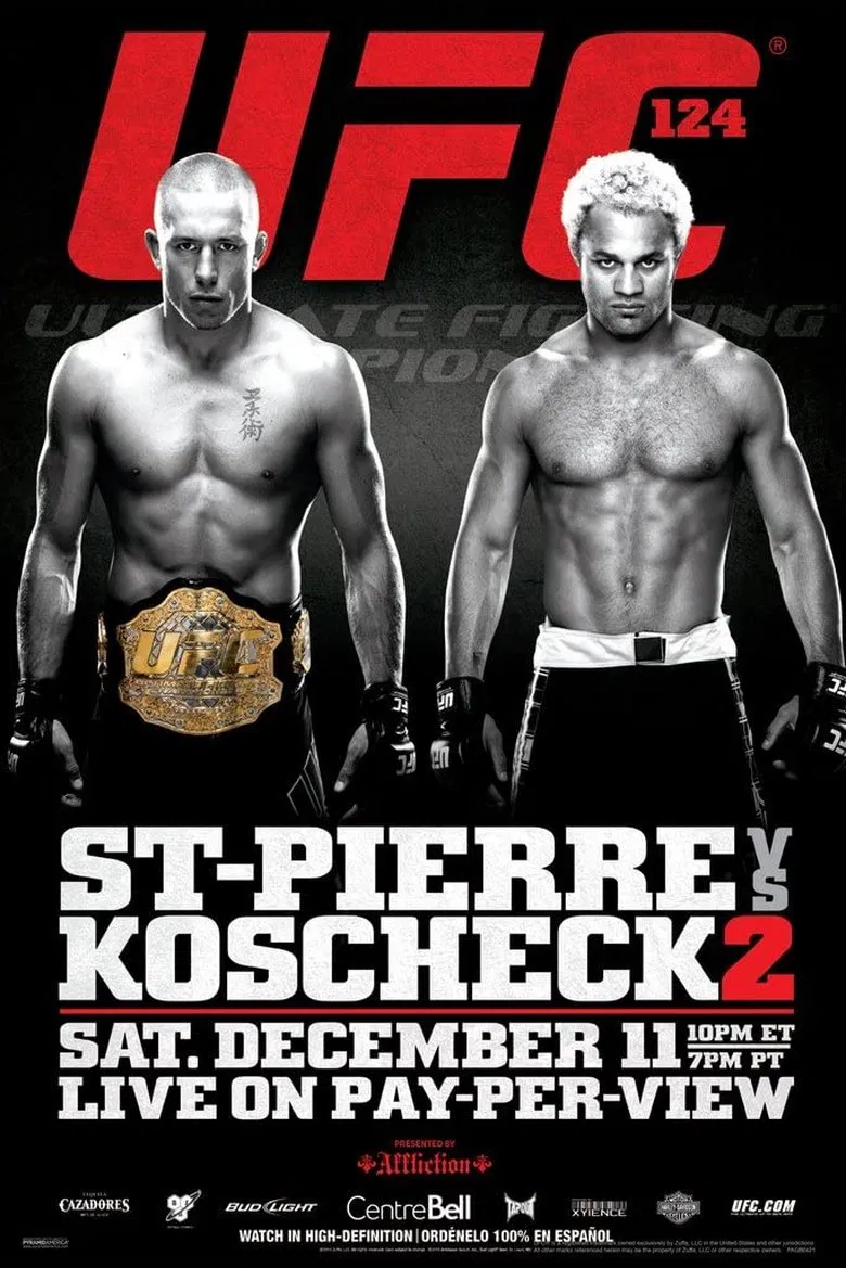 UFC 124: St-Pierre vs. Koscheck 2 poster background
