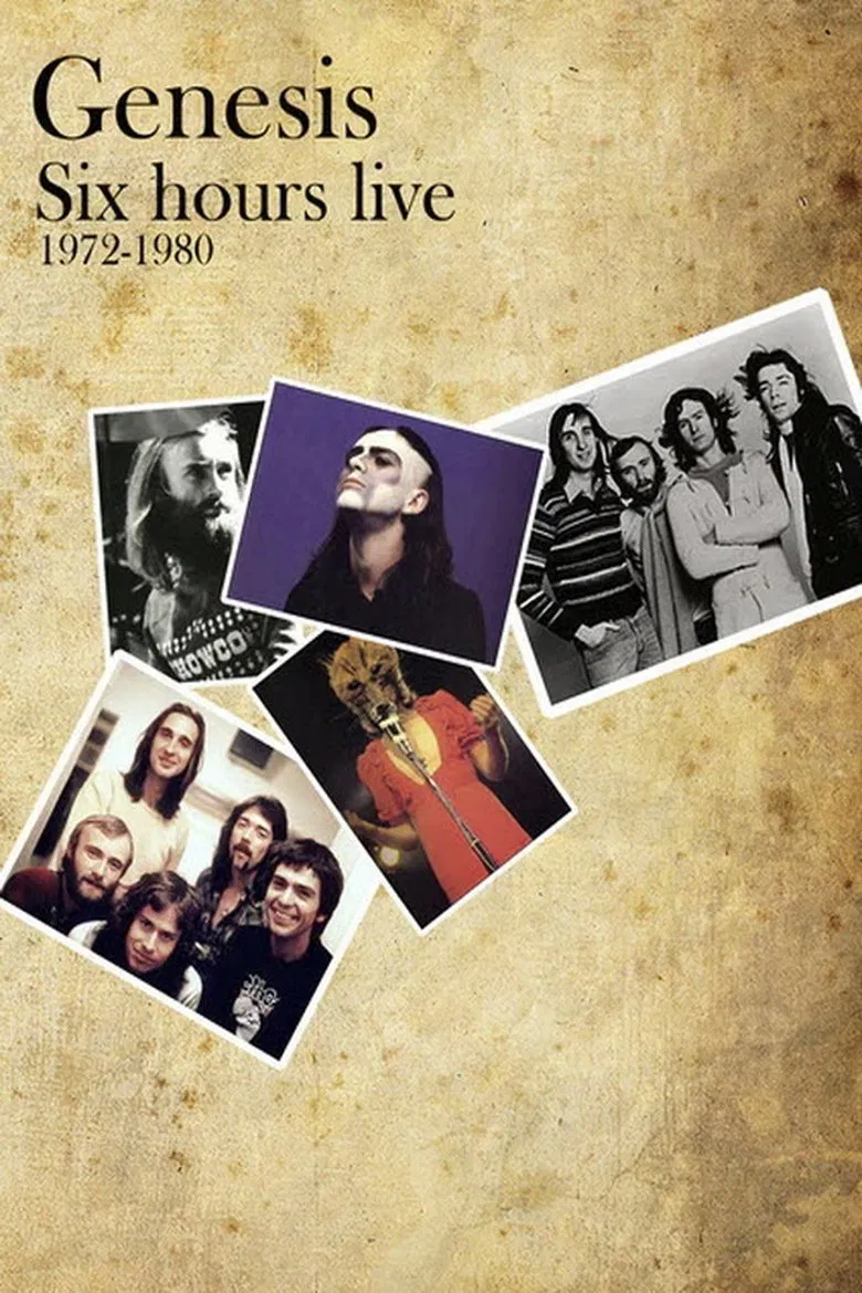 Genesis - Six Hours Live 1972-1980 poster background
