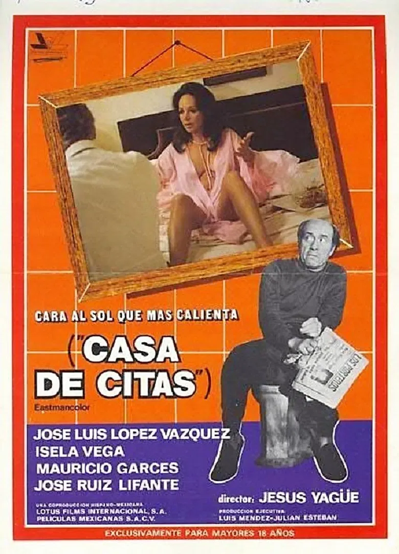 Casa de citas poster background