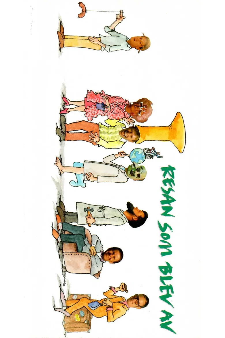 Resan som blev av poster background