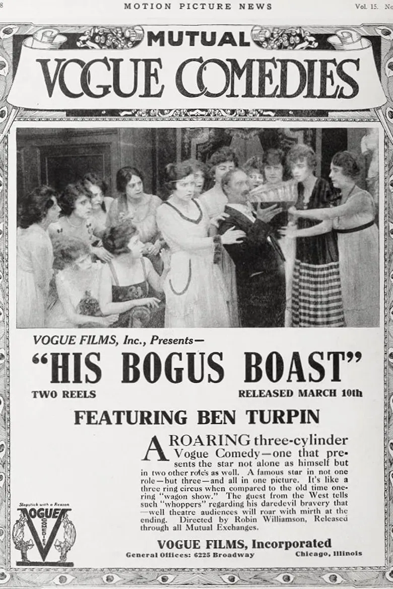 His Bogus Boast poster background