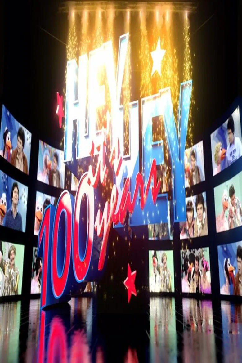 Hey Hey It’s 100 Years poster background