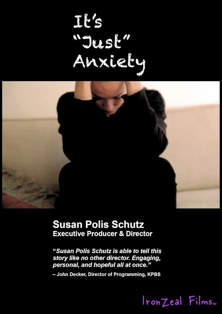 It's "Just" Anxiety poster background