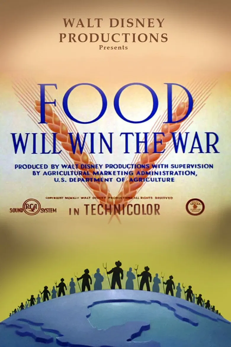 Food Will Win the War poster background