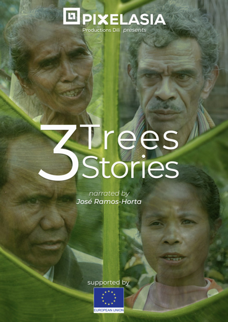 3 Trees, 3 Stories poster background