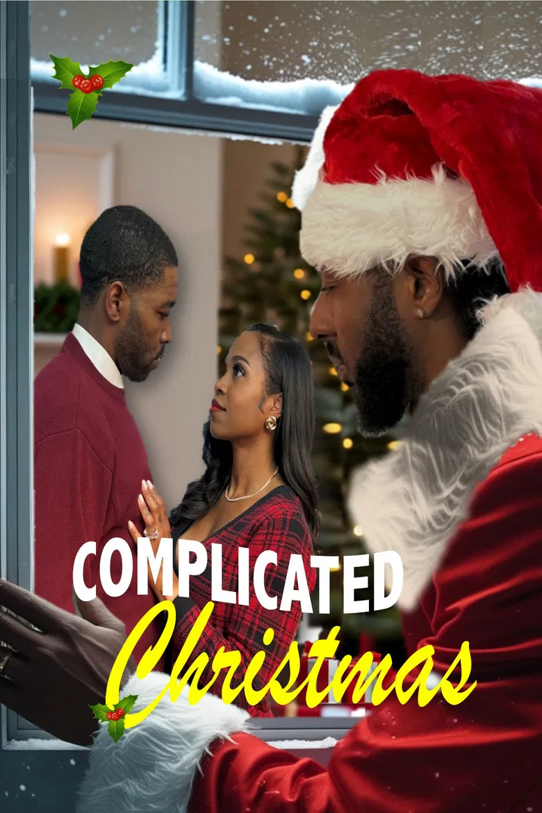 Complicated Christmas poster background
