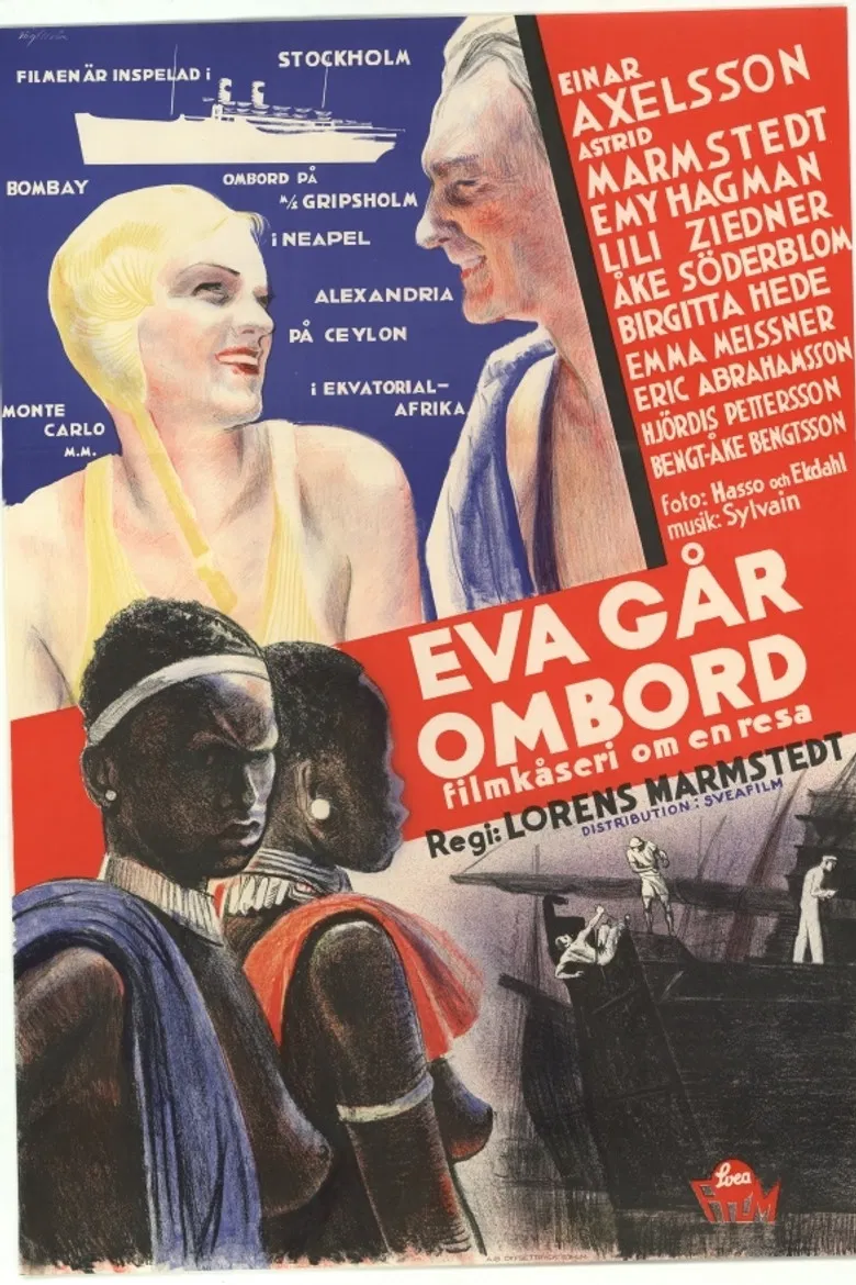 Eva går ombord poster background