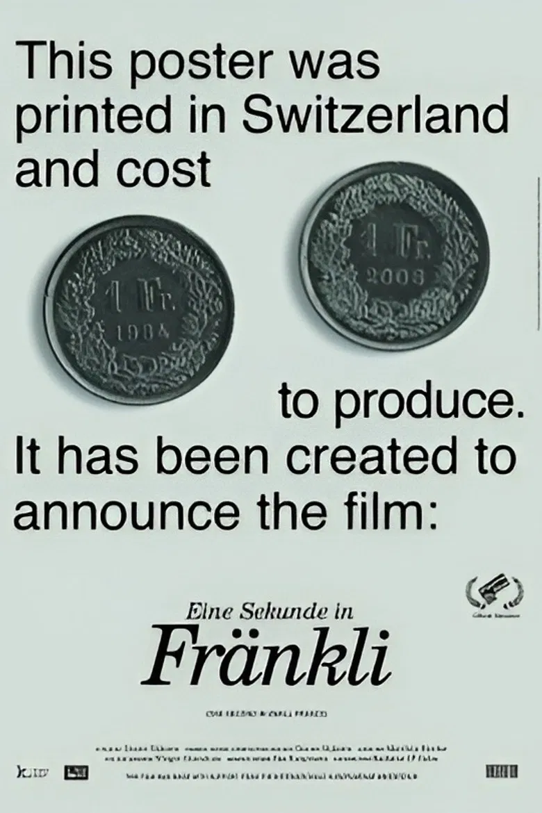 Eine Sekunde in Fränkli poster background