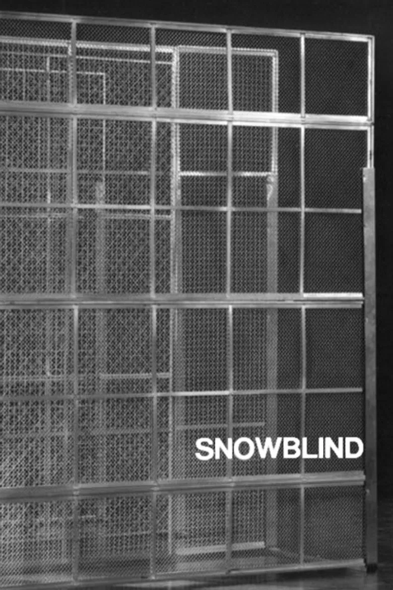 Snowblind poster background