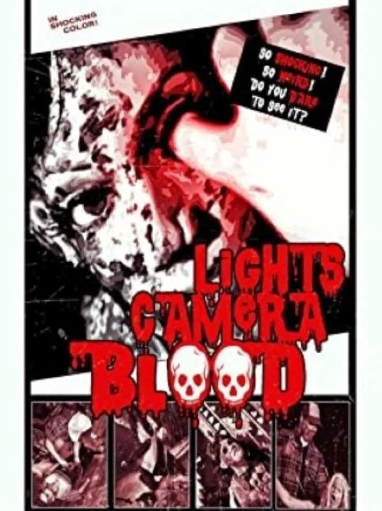 Lights Camera Blood! poster background
