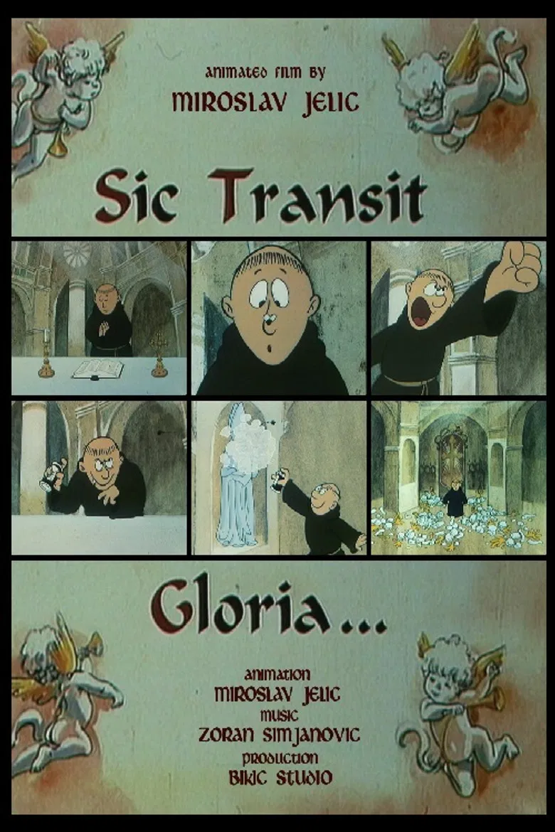 Sic transit gloria poster background