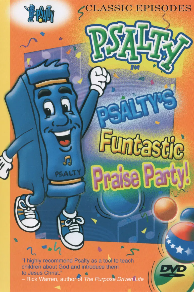 Psalty's Funtastic Praise Party poster background