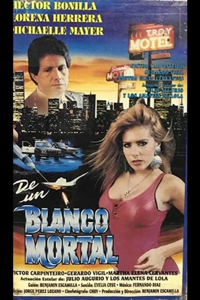 De un blanco mortal poster background