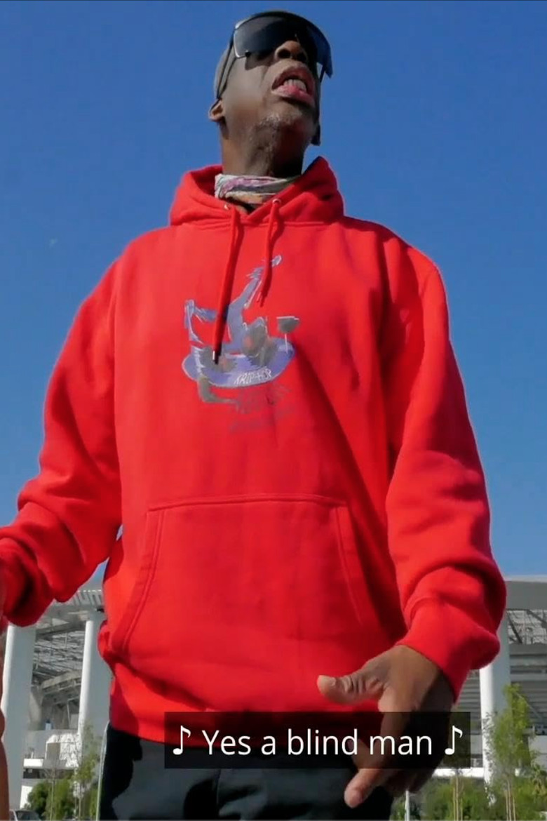 A Blind Man Stood on the Road and Cried poster background