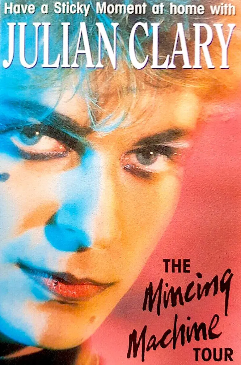 Julian Clary: The Mincing Machine Tour poster background
