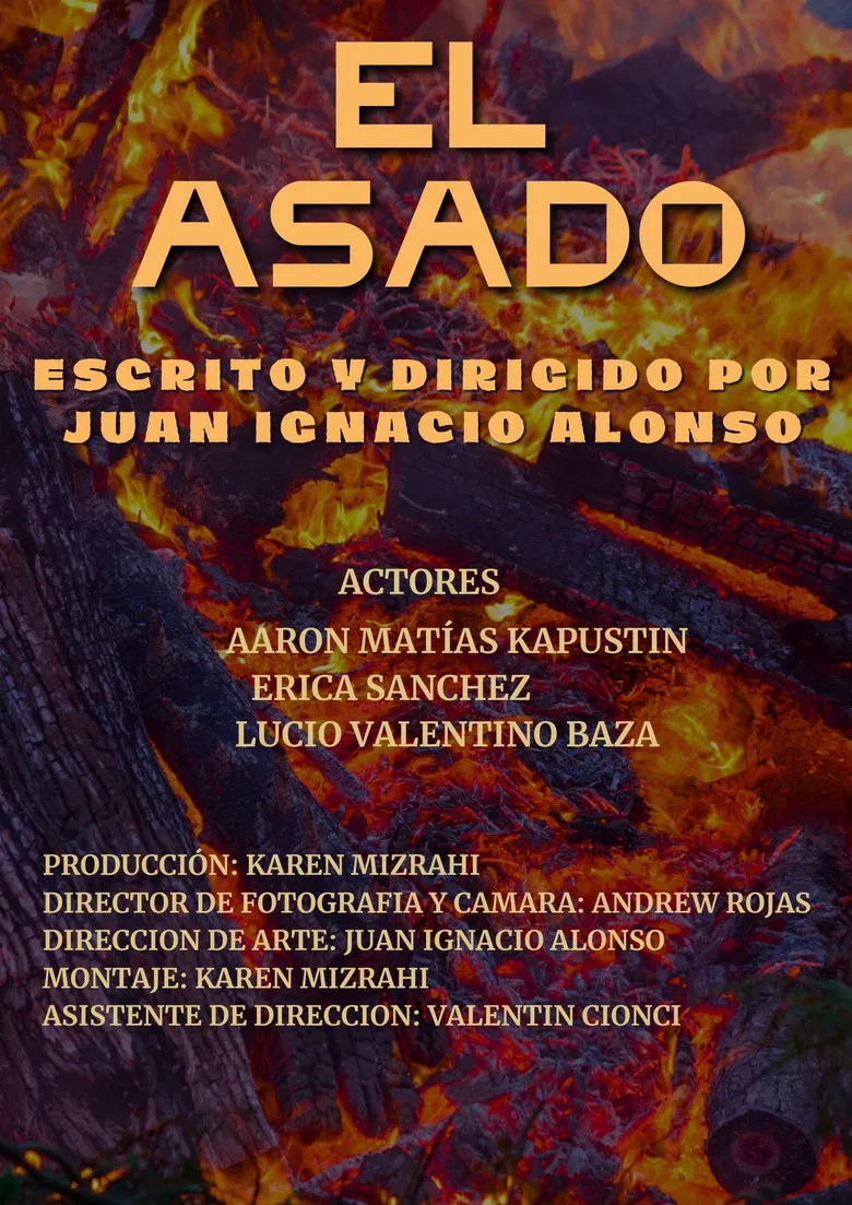 El asado poster background