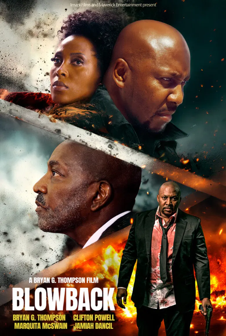 Blowback poster background