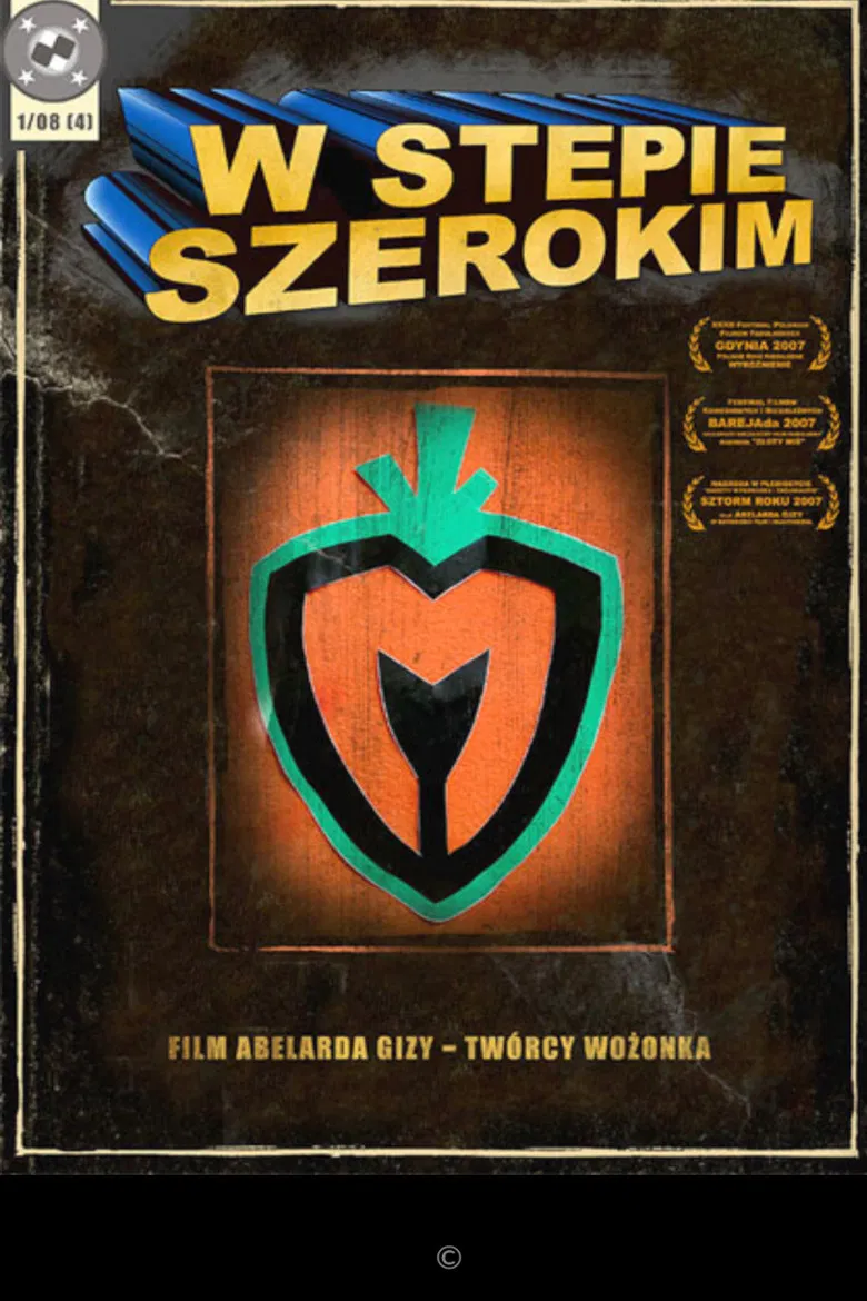 W stepie szerokim poster background