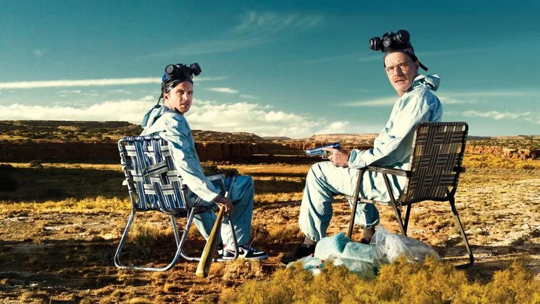 Walter White and Jesse Pinkman in the desert