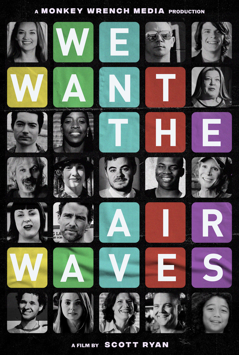 We Want the Airwaves poster background