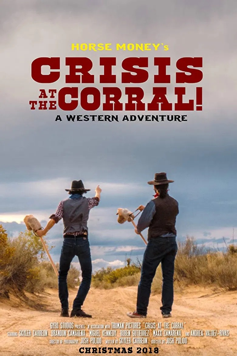 Horse Money's Crisis at the Corral! poster background