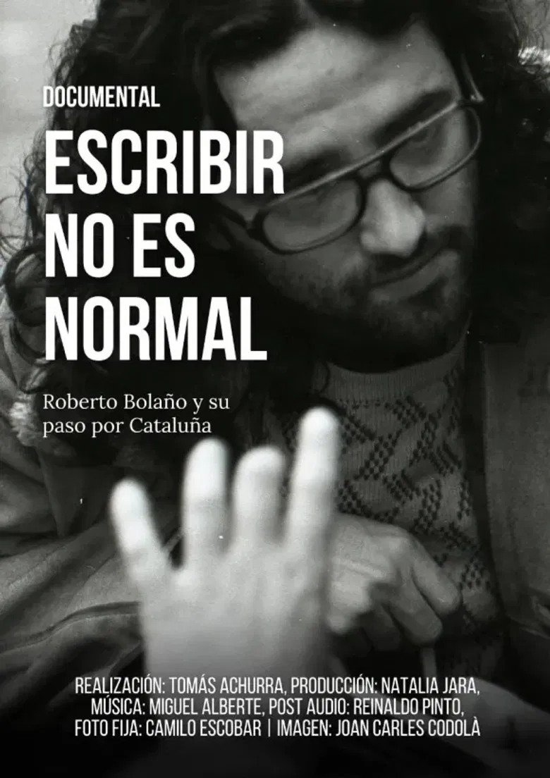 Escribir no es normal: Roberto Bolaño y su paso por Cataluña poster background