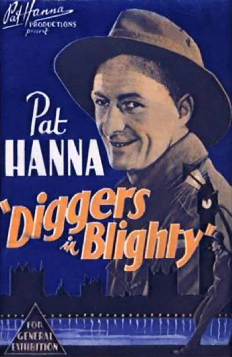 Diggers in Blighty poster background