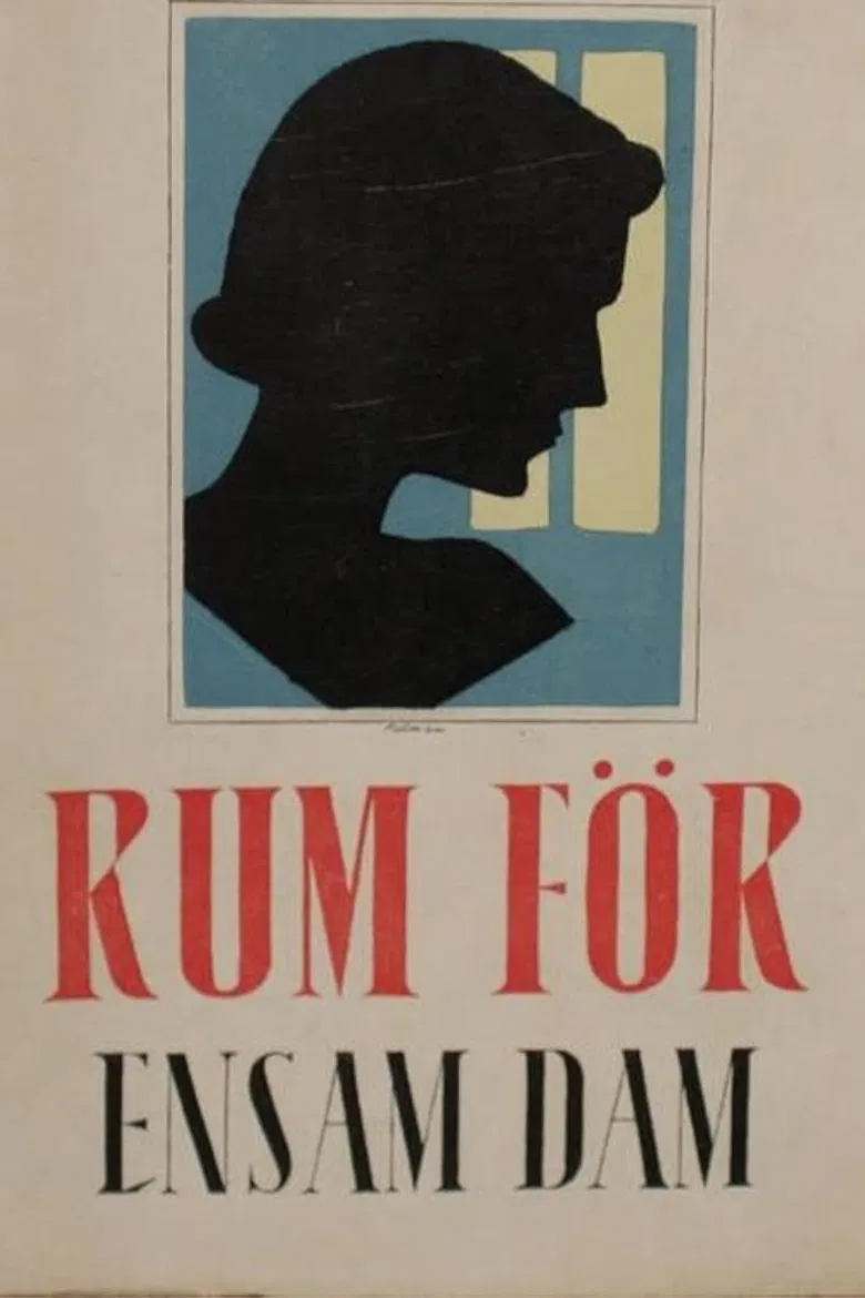 Rum för ensam dam poster background