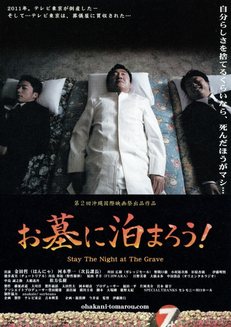 Stay the Night at the Grave poster background