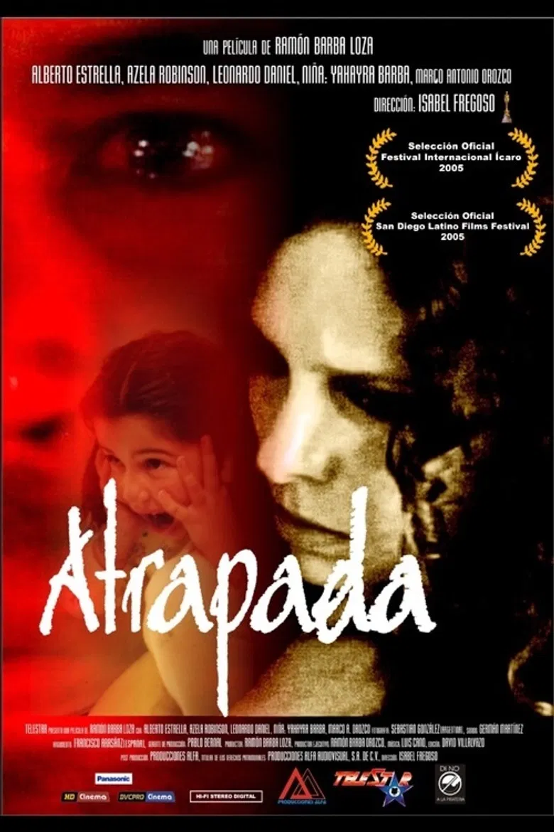 Atrapada poster background