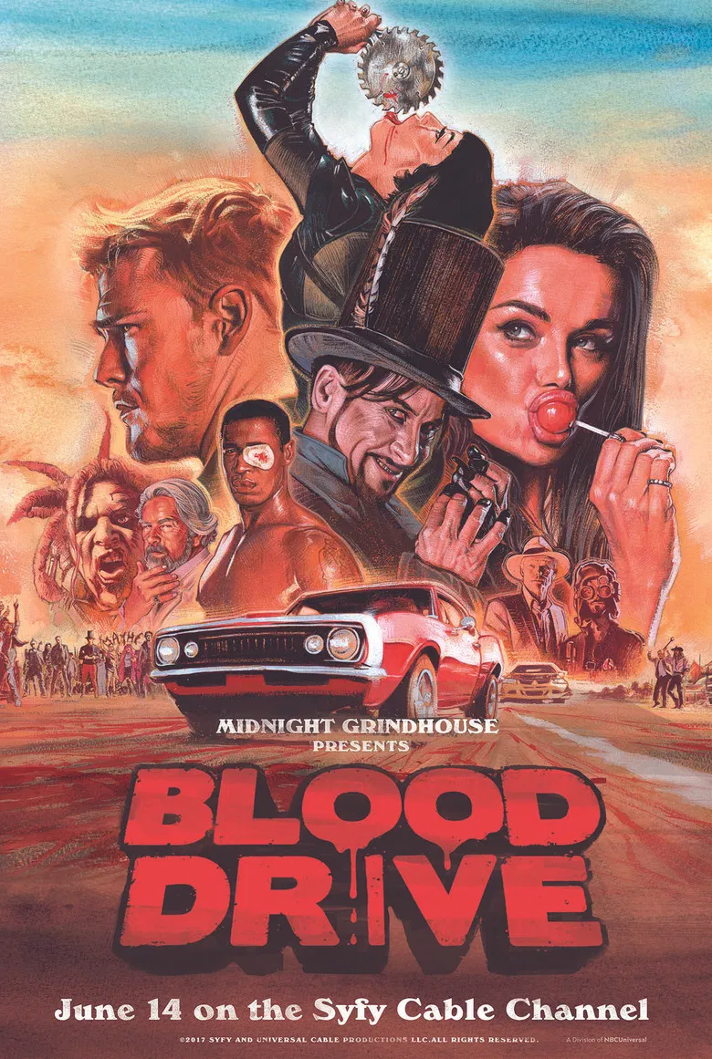 Blood Drive poster background