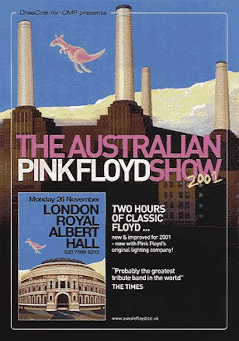 The Australian Pink Floyd Show  - Live At The Royal Albert Hall poster background