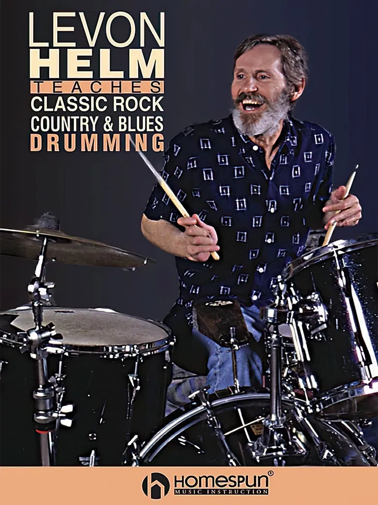 Levon Helm on Drums and Drumming poster background