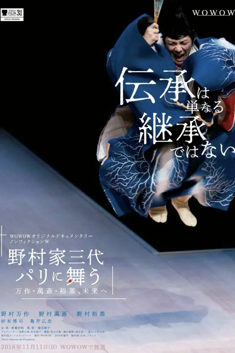 The Three Generations of the Nomura Kyogen Family poster background