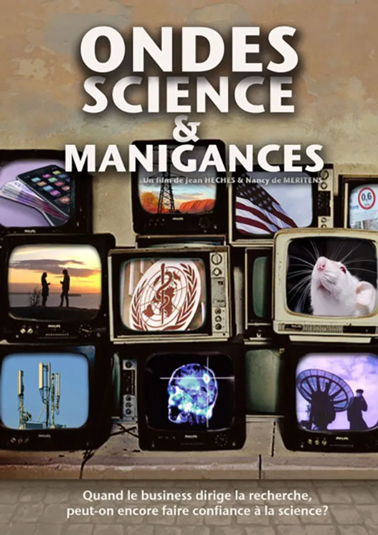 Ondes, science et manigances poster background