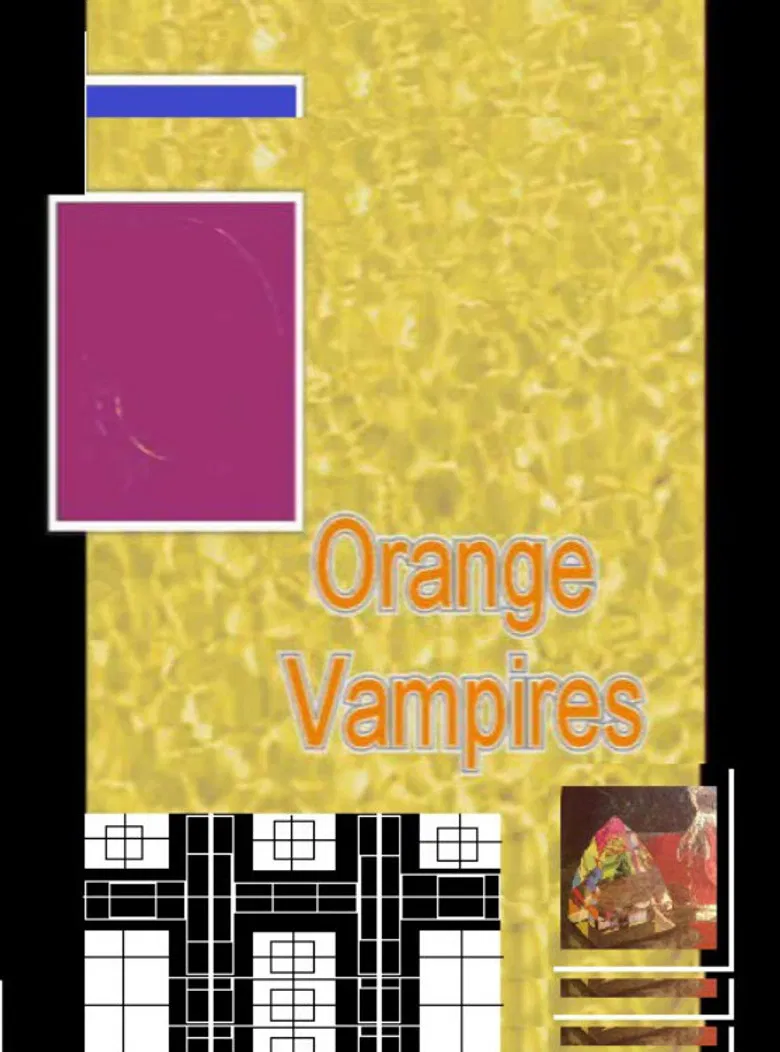 Orange Vampires poster background