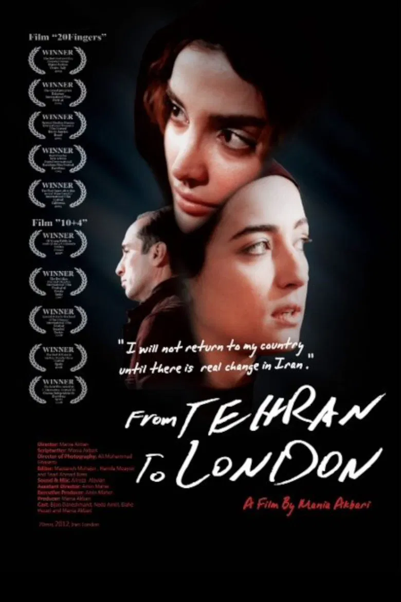 From Tehran to London poster background