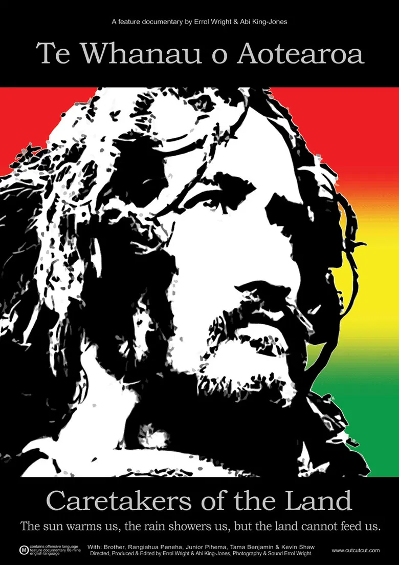 Te Whānau o Aotearoa - Caretakers of the Land poster background