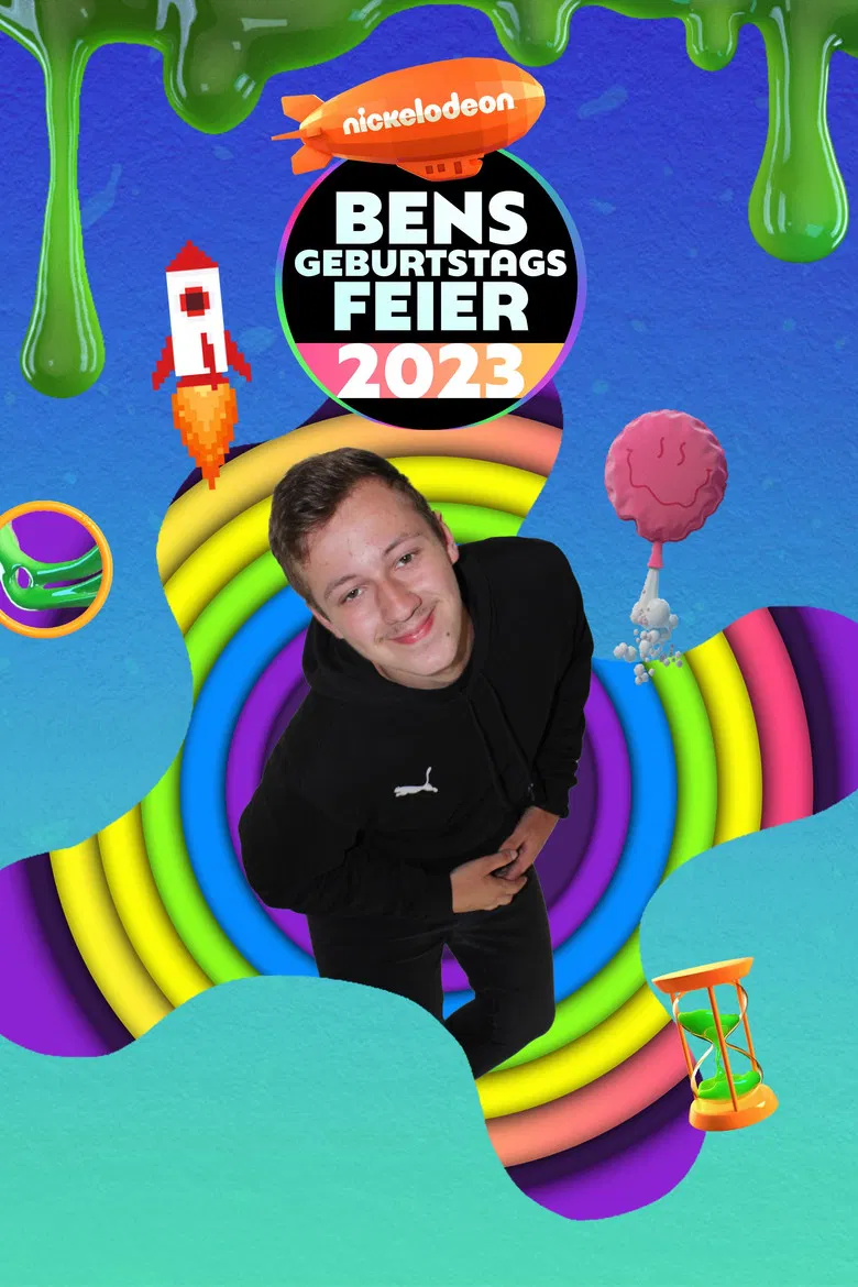 Bens Geburtstags Feier 2023 poster background