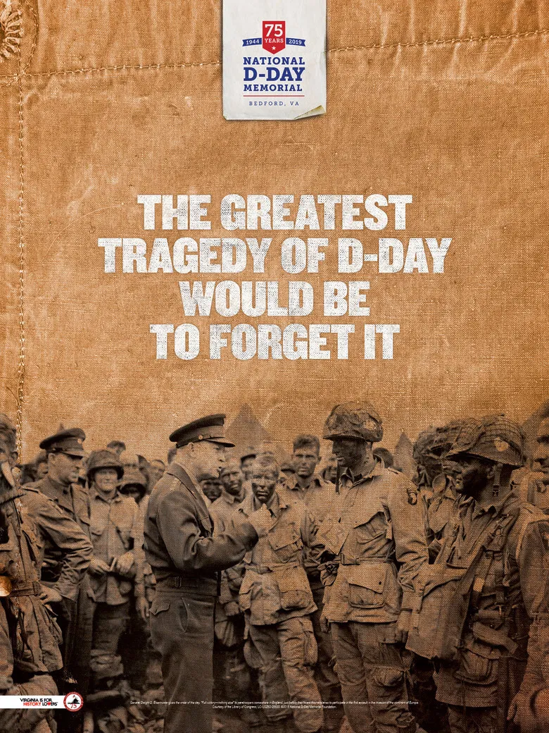 D-Day 75: A Tribute to Heroes poster background