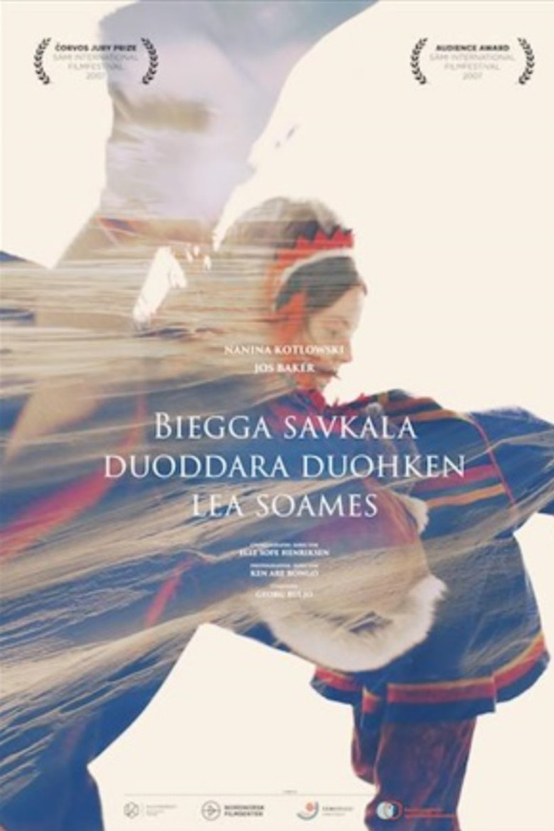 The wind whispers there is someone behind the tundra poster background