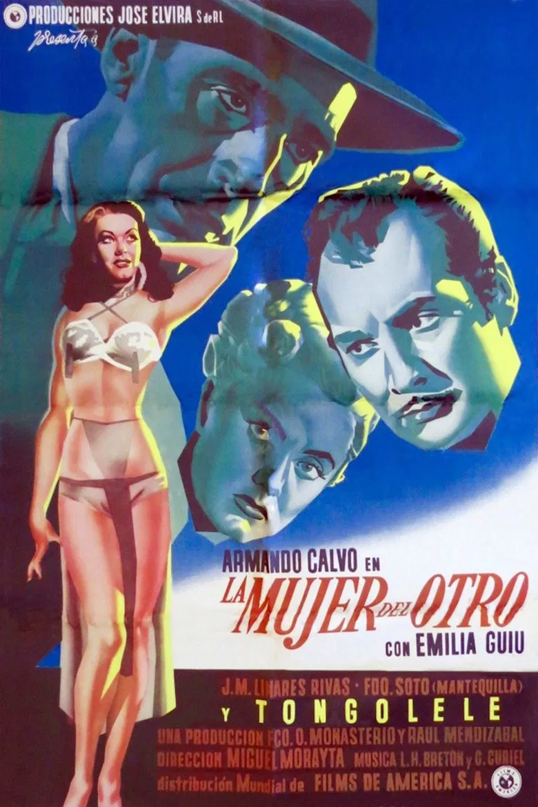 La mujer del otro poster background