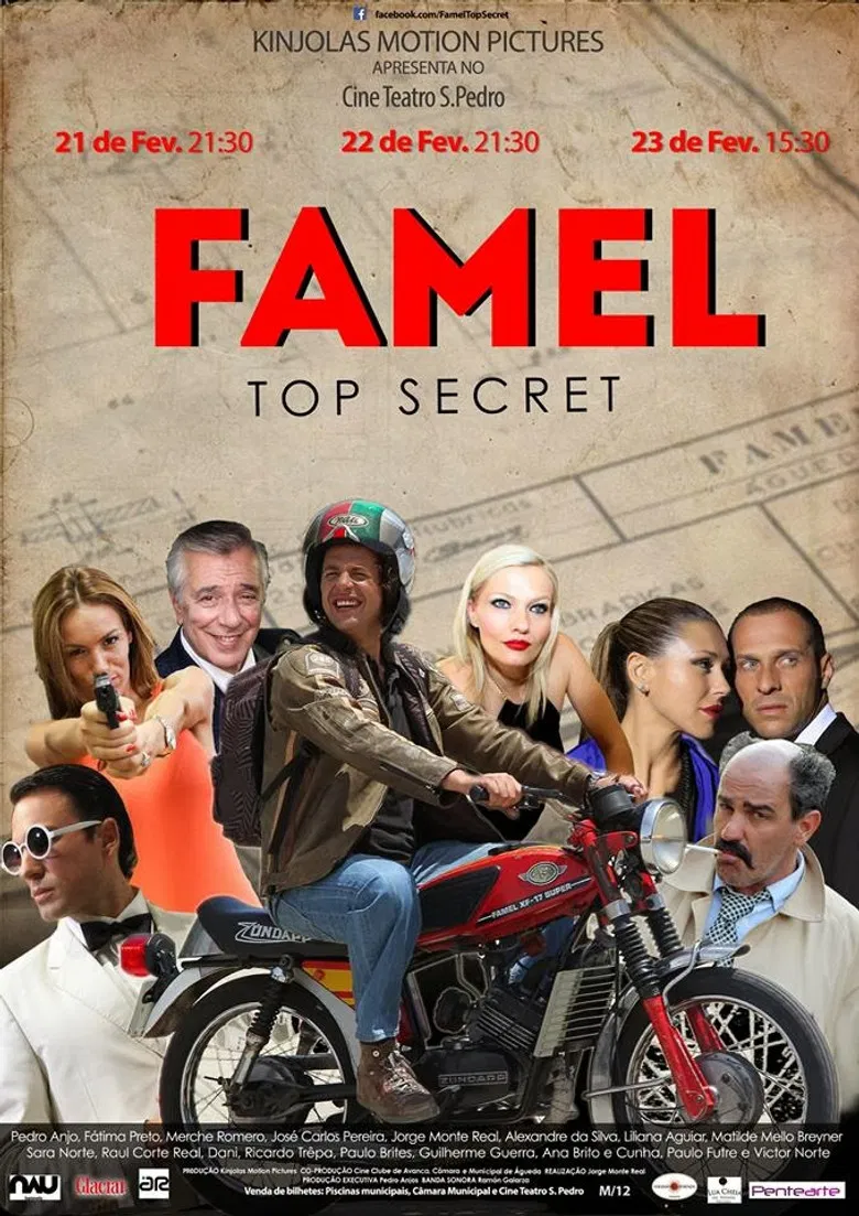 Famel Top Secret poster background
