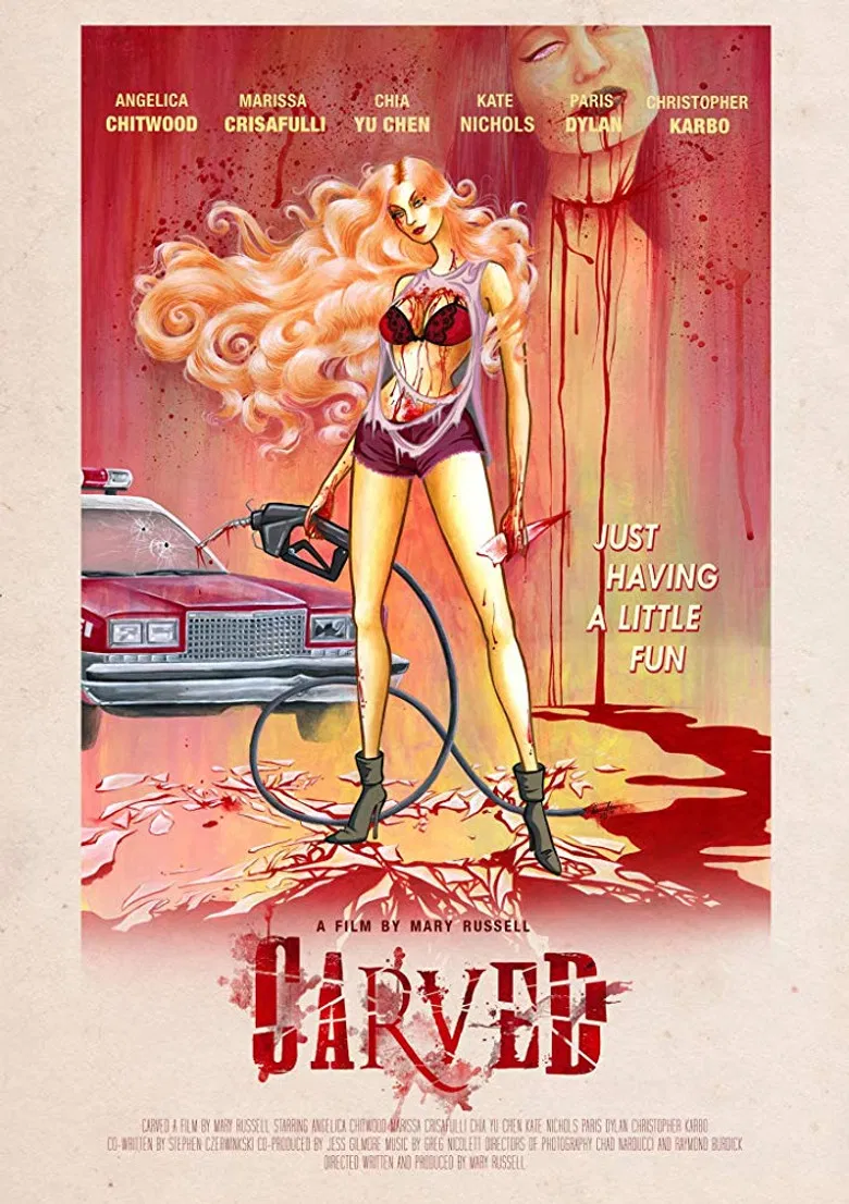 Carved poster background