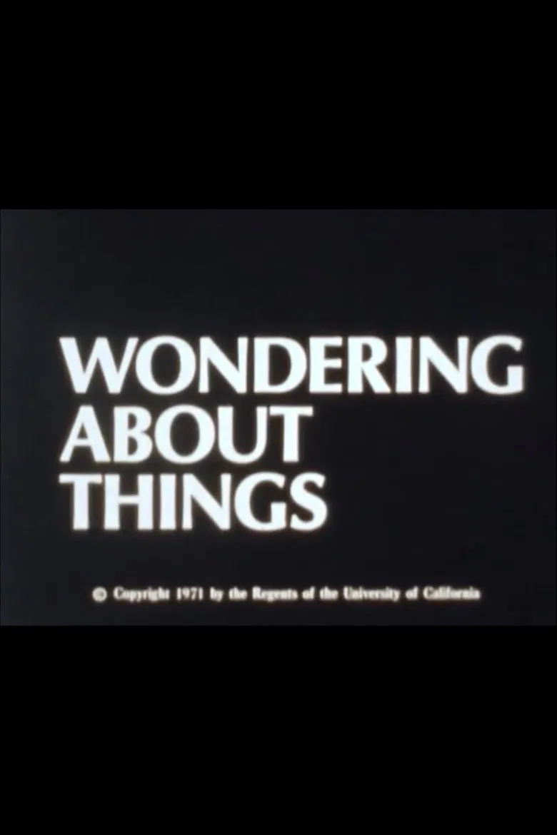 Wondering About Things poster background