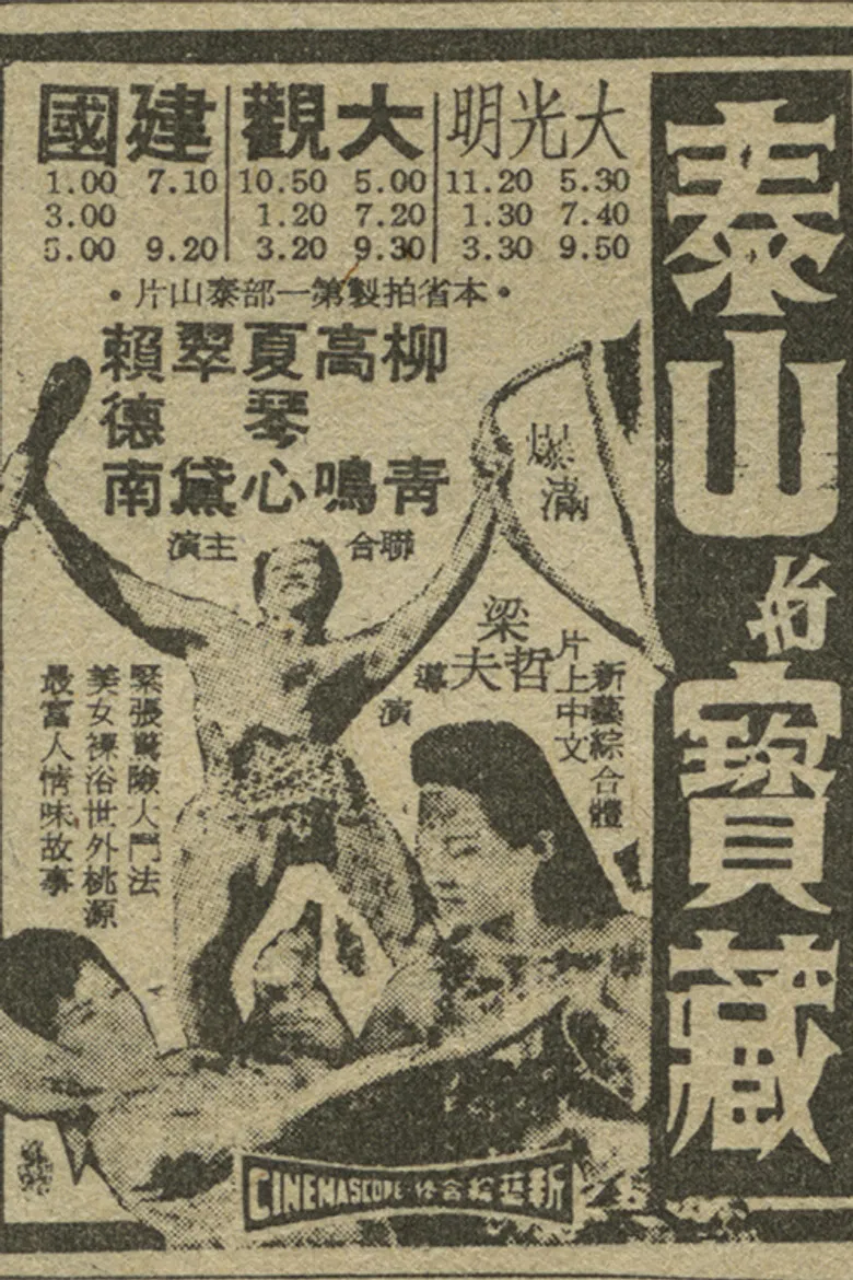 Tarzan And The Treasure poster background